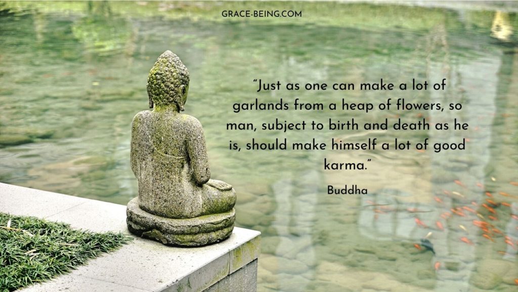 Buddha quote on good karma