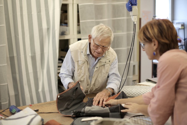 connecting with others 50 year old people taking sewing classes