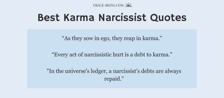 best karma narcissist quotes