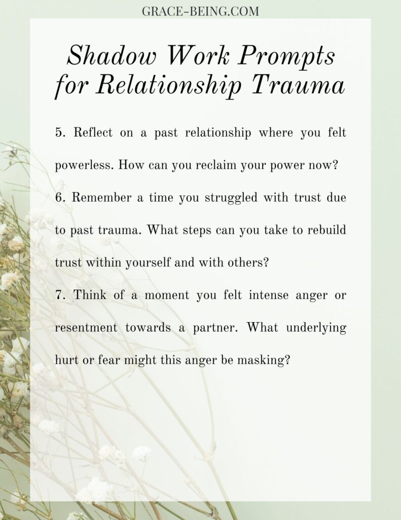 Shadow Work Prompts for Relationship Trauma