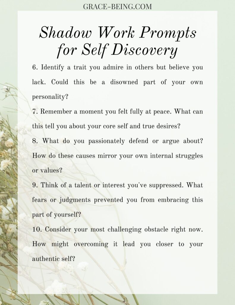 Shadow Work Prompts for Self Discovery