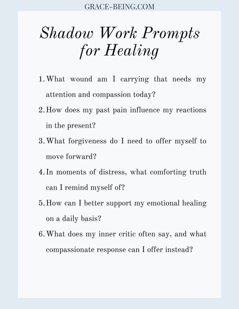 Printable Shadow Work Prompts for Healing