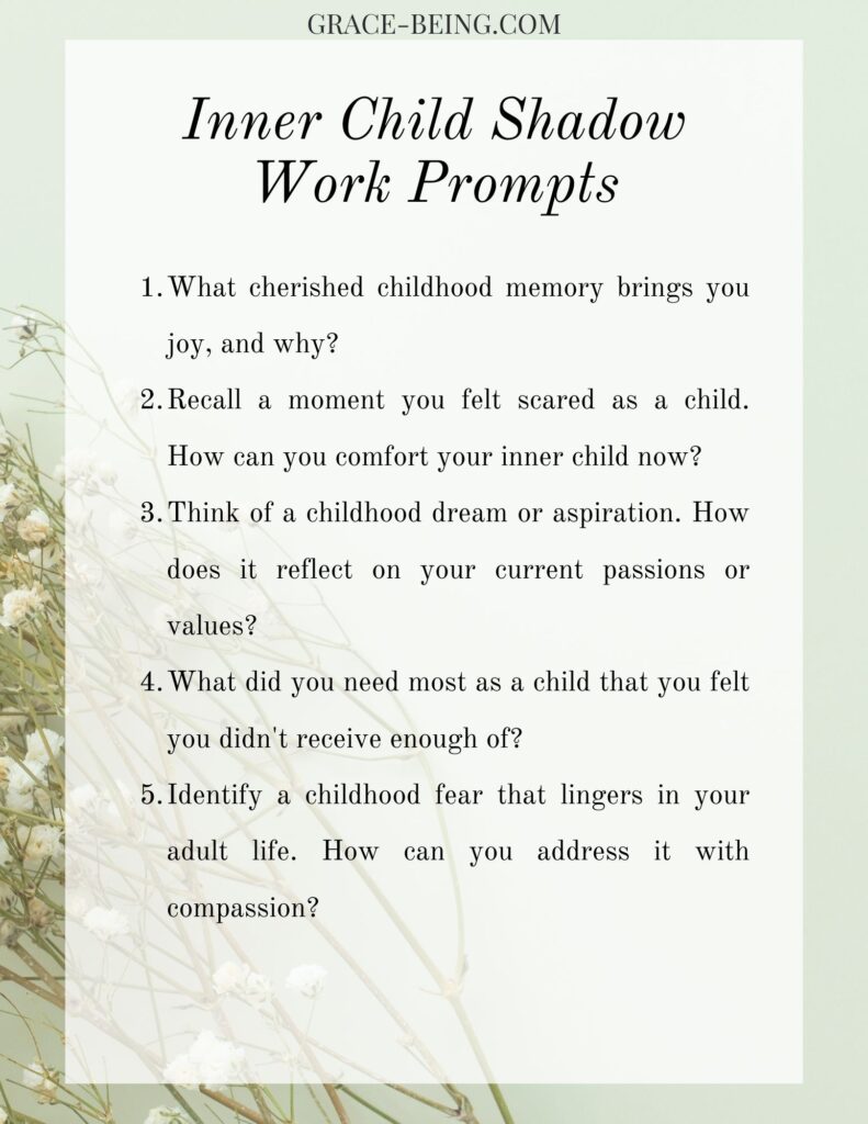 Inner Child Shadow Work Prompts