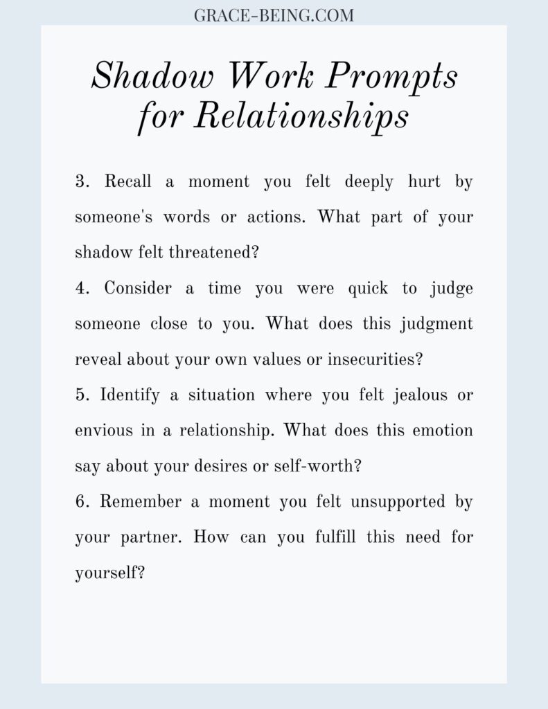 Shadow Work Prompts for Relationships